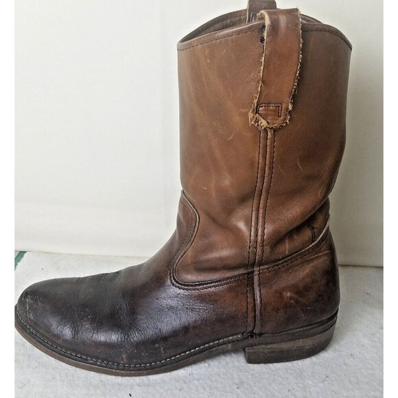 Red Wing‎ Pecos Boots 1155 Dark Brown Oiled Leather USA Men 13 D US - Picture 15 of 16